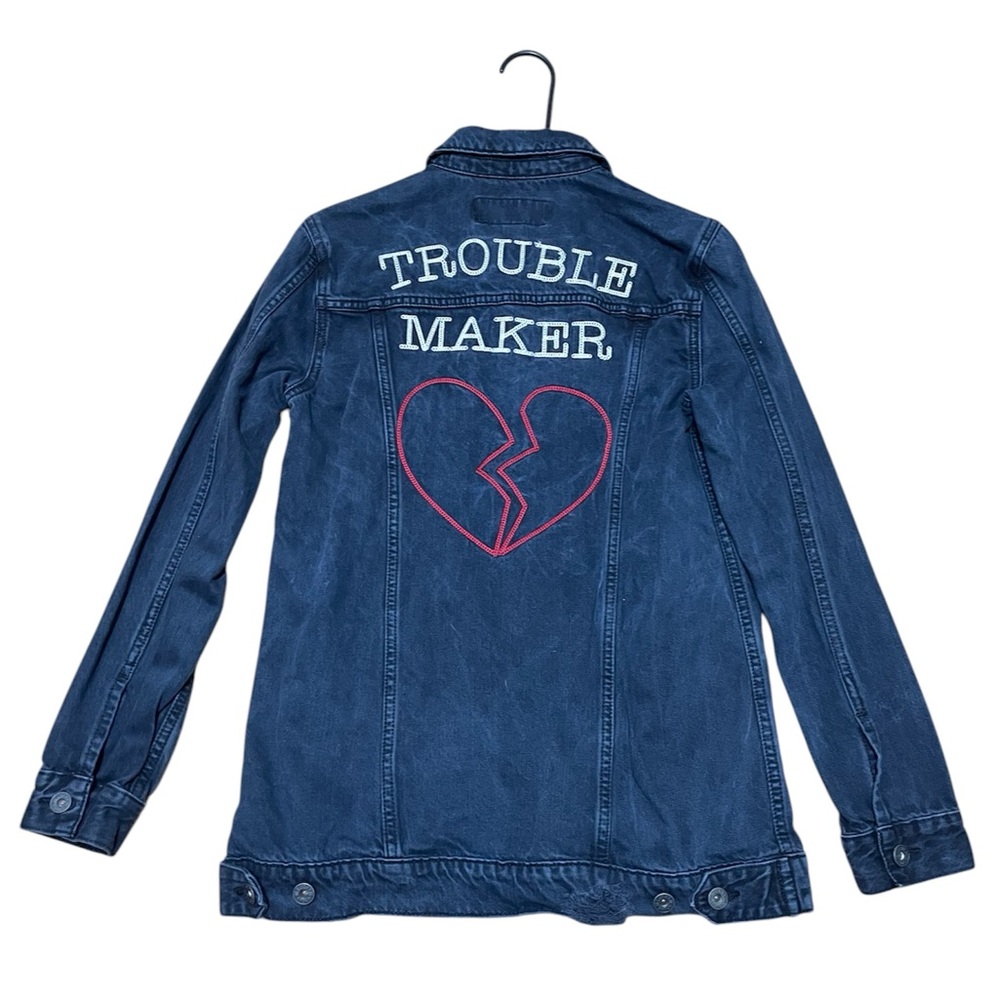 Denim Jacket Lucky Brand Trouble Maker Xs